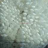 Natural Selenite/White Cat's Eye 8mm Round Gemstone Beads