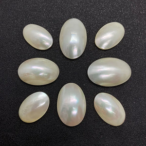 Irregular Shape Shell Ring Face Mother Shell Pearl DIY Necklace Bracelet