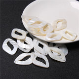 Natural Shell Beads Mother Of Pearl Bead Flat Oval Star Round Beads