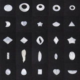 Natural Shell Beads Mother Of Pearl Bead Flat Oval Star Round Beads