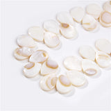 Mother of Pearl Shell Beads Water Drop Shape for DIY Jewelry Making