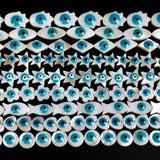 Shell Evil Eye Beads for DIY Jewelry Making