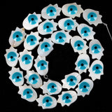 Shell Evil Eye Beads for DIY Jewelry Making