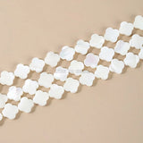 Four-Leaf Clover Mother Of Pearl Beads for Jewelry Making