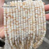 Natural Shell Flat Beads for Jewelry Making
