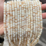 Natural Shell Flat Beads for Jewelry Making