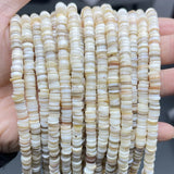 Natural Shell Flat Beads for Jewelry Making