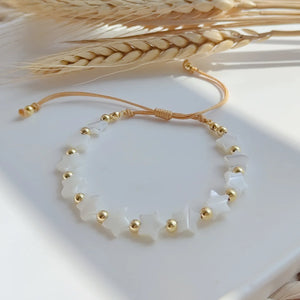 Shell Star/Heart Copper Beads Bracelet For Women Girls
