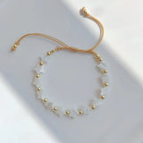 Shell Star/Heart Copper Beads Bracelet For Women Girls