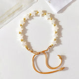 Shell Star/Heart Copper Beads Bracelet For Women Girls