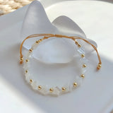 Shell Star/Heart Copper Beads Bracelet For Women Girls