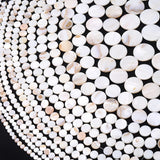 Mother of Pearl Round Stone Spacer Bead DIY Jewelry Making 6-30mm