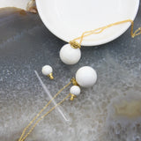 Tridacna Bead Perfume Bottle Pendant Necklace