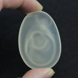 Natural Agate Pendant Stone Necklace for Women - Buddhism