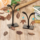 Wood Charm Geometry Earring Kit w/ Brass Hooks