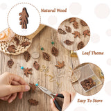 Wood Charm Geometry Earring Kit w/ Brass Hooks