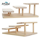 Wood Counter Jewelry Organizer Stand Sunglasses Display