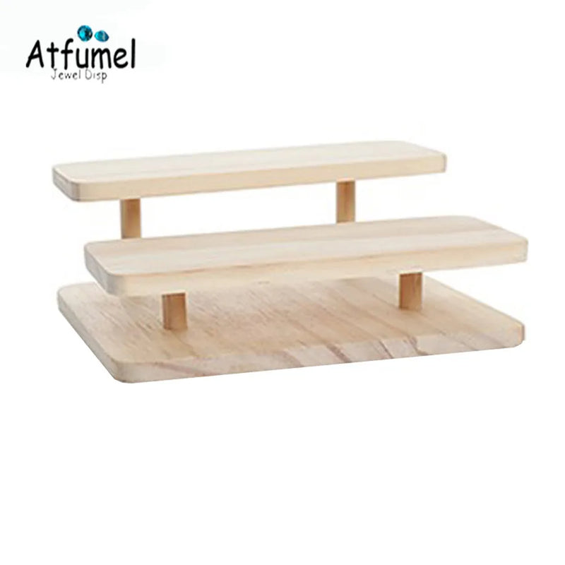 Wood Counter Jewelry Organizer Stand Sunglasses Display