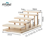 Wood Counter Jewelry Organizer Stand Sunglasses Display