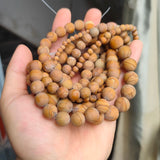 Natural Wood Grain Jaspers Stone Beads for DIY Bracelet Making - 4/6/8/10/12MM