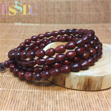 Natural Wood Red Bracelet 108 Maratan Perfume Beads Retro Jewelry