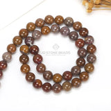 Natural Wood Stone Matte Charm Bracelet Beads Jewelry Making
