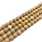 Wood Stripe Ball Stone Beads Bracelet DIY Jewelry Accessorie