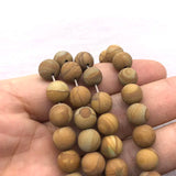 Wood Stripe Ball Stone Beads Bracelet DIY Jewelry Accessorie