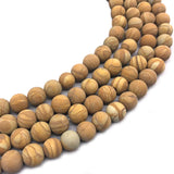 Wood Stripe Ball Stone Beads Bracelet DIY Jewelry Accessorie