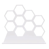 Wood Honeycomb Jewelry Earrings Storage Rack