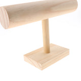Wooden Bracelet Chain Watch T-Bar Rack Jewelry Organizer Holder