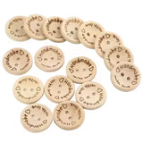 Wooden Buttons 2 Holes for Clothes Decoration DIY Crafts Sewing