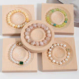 Wooden Jewelry Tray Case Holder Necklace Organizer Box Showcase