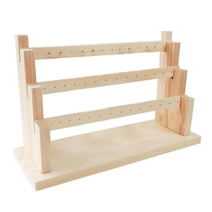 Wooden Earrings Organizer Jewelry Display Stand