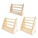 Wooden Earrings Organizer Jewelry Display Stand