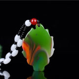 Xinjiang Jade Fox & Wolf Head Jade Pendant Lucky Amulet Exorcise Evil Spirits