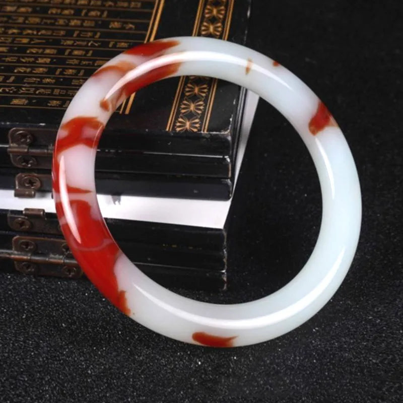 Xinjiang Colorful Jade Bracelet Women's Joker Jewelry