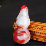 Xinjiang Gobi Chicken Blood Stone Gourd Pendant Handle Jewelry