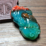 Xinjiang Gobi Jade Pendant Money Recruitment Sweater Chain Jewelry