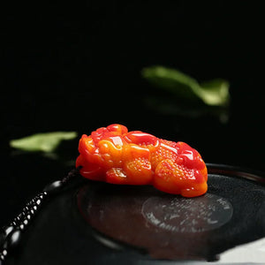 Xinjiang Gobi Wire Jade Pendant Men's Women's Wealth Transfer