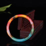 Xinjiang Gobi Hetian Jade Colorful Jade Bracelet for Children
