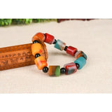 Xinjiang Gobi Jade Colorful Jade Stone Bracelet Men's Women's Jewelry