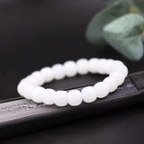 Xinjiang Golden Silk Jade Abacus Bead Bracelet