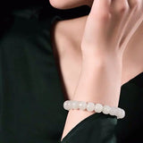Xinjiang Golden Silk Jade Abacus Bead Bracelet