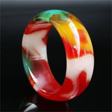 Xinjiang Hotan Jade Colorful Bracelet Women's Bracelet
