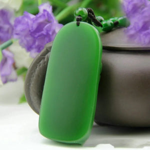 Xinjiang Hotan Jade Guanyin Pendant Men's Green Sweater Chain