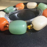 Xinjiang Jinsiyu Stone Bracelet Lucky Amulet Jade Bracelet Fine Jewelry