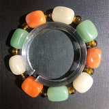 Xinjiang Jinsiyu Stone Bracelet Lucky Amulet Jade Bracelet Fine Jewelry