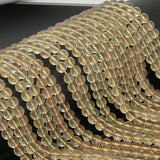 Natural Yellow Andesine Round Beads 6.8mm-7mm