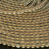 Natural Yellow Andesine Round Beads 6.8mm-7mm